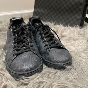 Louis Vuitton 100% authentic Front Row checkered designs men’s sneakers/shoe
